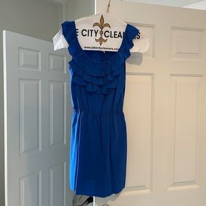 Amanda Uprichard blue party dress